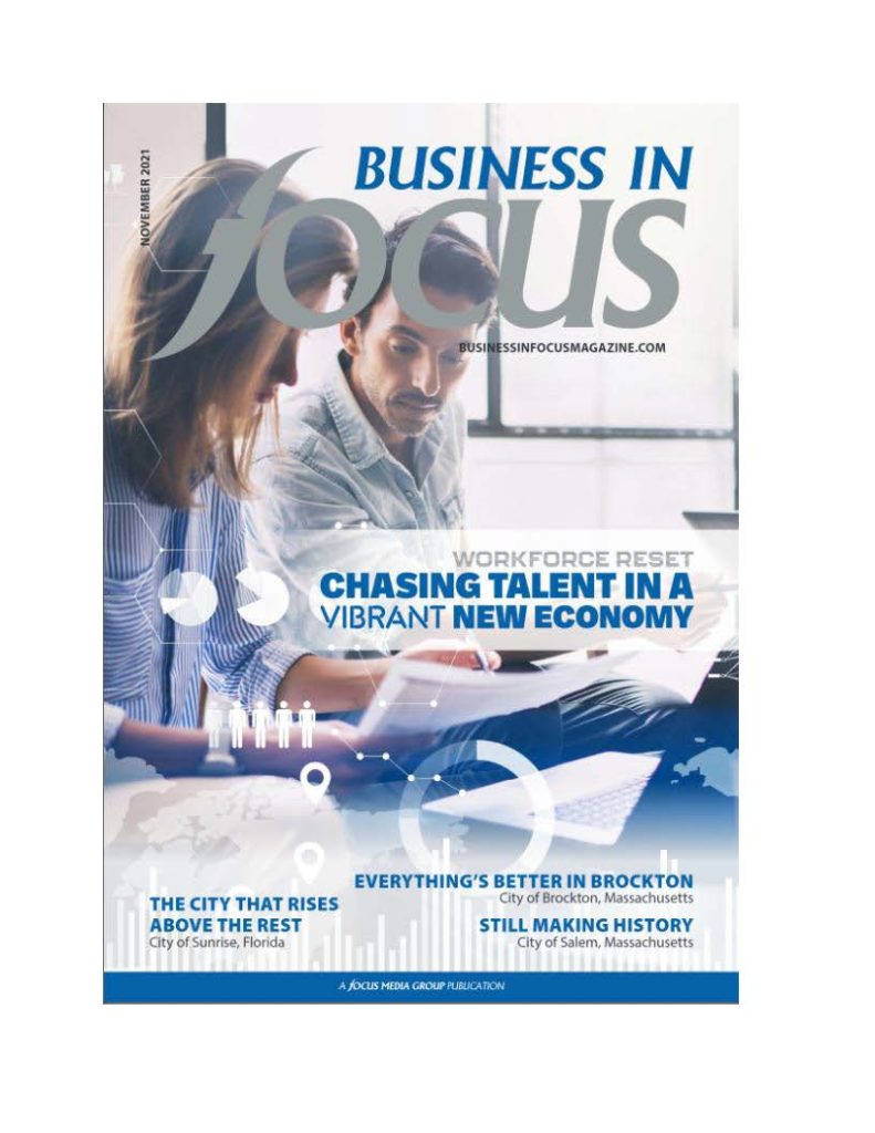 Image of Business in Focus cover for the November 2021 issue.