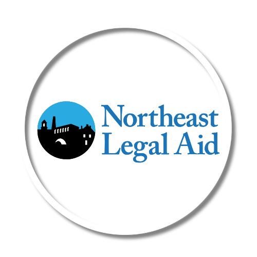 Northeast Legal Aid Northeast Legal Aid logo in circle