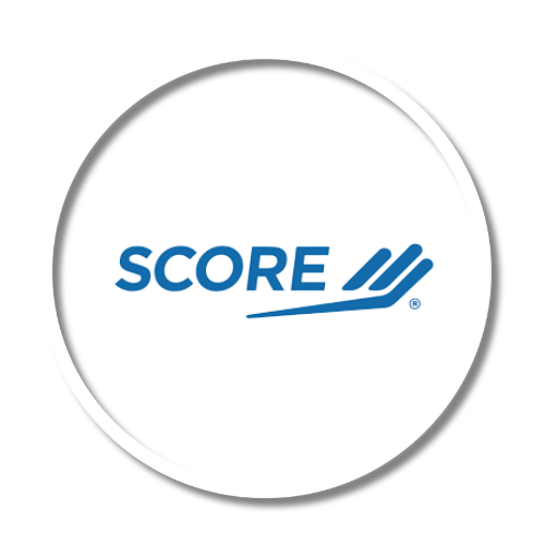 SCORE SCORE logo in circle