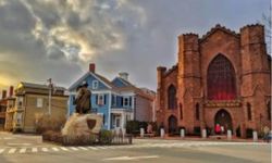 Salem Witch House and streetscape